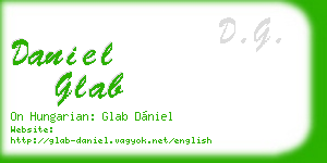 daniel glab business card